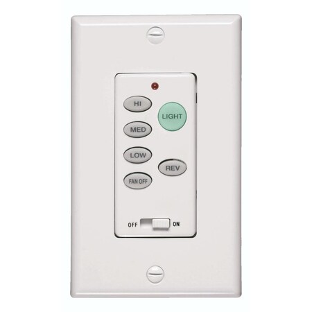 Quorum White Fan Wall Mount Control 7-1301-0